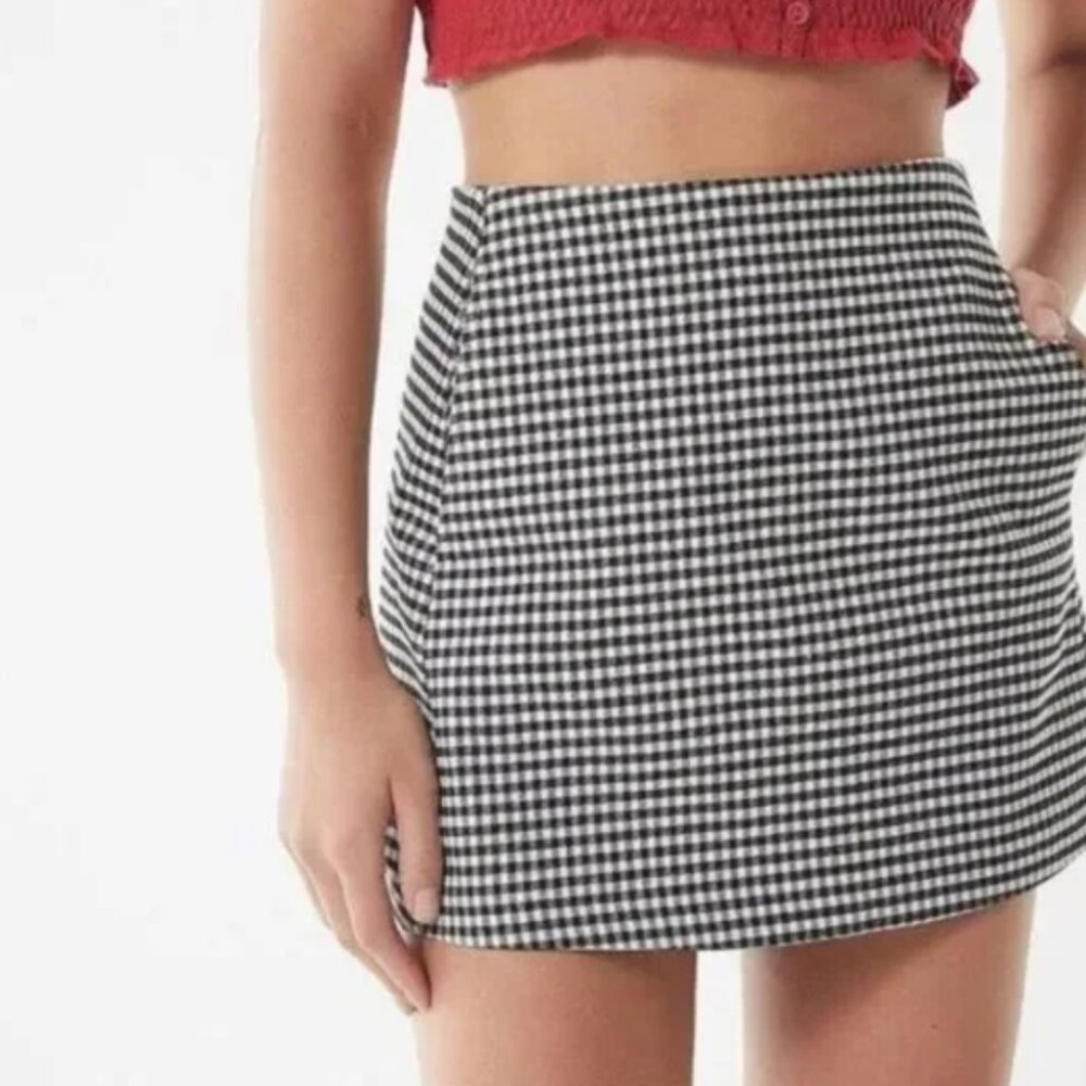 Urban Outfitters Gingham Mini Skirt